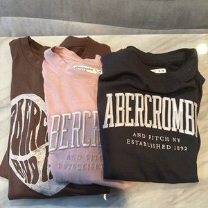 Long sleeve Abercrombie shirts - all 5 for $20